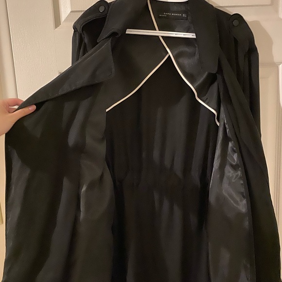 Zara Black Coat (size small) - Picture 2 of 5